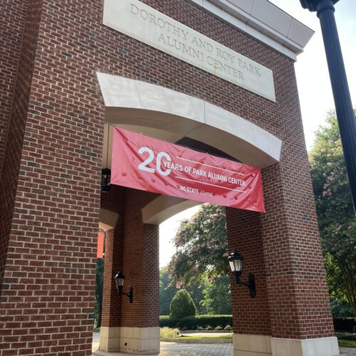 Park alumni center banner
