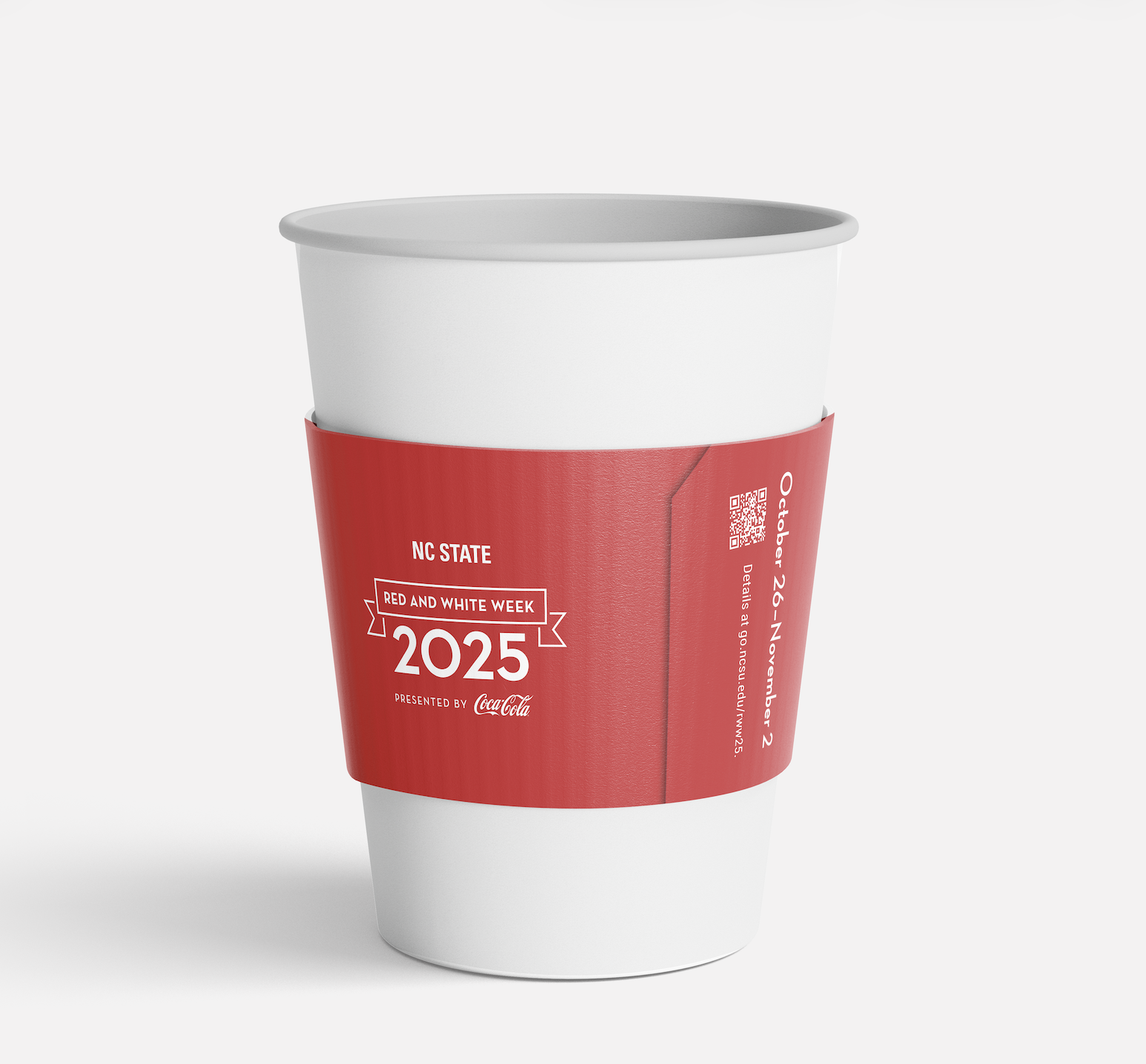 Coffee sleeve back